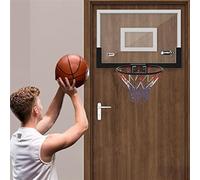 Canestro da basket Home Office Canestri da basket for porte, tabellone da basket infrangibile sospeso con raccordi