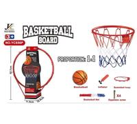 Canestro da Basket Metallo per Bambini 3+ Completo di Accessori