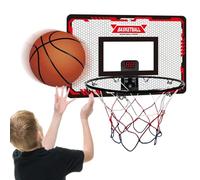 Canestro da basket per bambini, Canestro da basket sopra la porta, da con tabellone segnapunti elettronico - Decorazione per la stanza dei ragazzi, giocattolo da alimentato a bat
