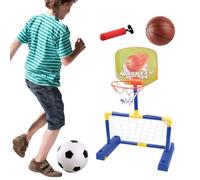 Canestro Da Basket Per Bambini Portatile Pieghevole Regolabile