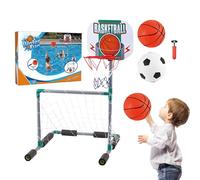 Canestro Da Basket Per Piscina - Giochi Interattivi In piscina, Porta Da Calcio Galleggiante Con Pallacanestro Costruisci Un Canestro Profondo Per L'estate All'aperto Adolescenti Bambini Adulti Giar