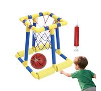 Canestro da Basket per Piscina, Gioco Galleggiante Portatile per Acqua, Canestro da Basket e da Bordo Piscina, per Bambini Scuola Cortile Spiaggia Palestra Lago Famiglia Adulti