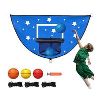 Canestro da Basket per Trampolino | Set per Gioco di Schiacciate per Bambini - Set Basket per Trampolino - per Attività Fisica all'Aperto in Giardino, , Cortile, Feste o