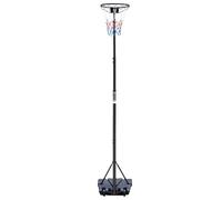 Canestro da Basket Portatile in Ferro, Interno ed Esterno, Nero, 304.8 cm