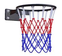Canestro da basket portatile per esterni, resistente e solido bordo in acciaio con rivestimento antiruggine, ideale per divertimento in famiglia e allenamento sportivo