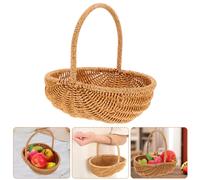 Canestro Da Esterno Cestino Picnic Intrecciato Vegetale All'aperto