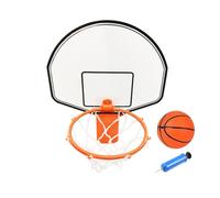 Canestro da Pallacanestro a Morsetto Tabellone Pompa Aria Manuale E Palla