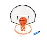 Canestro da Pallacanestro a Morsetto Tabellone Pompa Aria Manuale E Palla