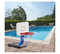 Canestro da piscina Robusto E Durevole Set Da Basket Per Piscina Regolabile In Altezza, Canestro Da Piscina Assemblato Con Base Robusta Per Il Divertimento Estivo Di Bambini/ Adolescenti E Adulti