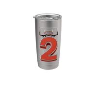 Canestro per il secondo compleanno del giocatore di basket numero 2 Bicchiere termico in acciaio inox doppia parete