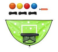 Canestro per Trampolino | Set di Gioco con Canestro Rimbalzante per Bambini - Set Basket per Trampolino | per Cortile Giardino Palestra Feste Interno Esterno