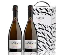 CANEVEL |Paquete exclusivo "SETÀGE" | BRUT & EXTRA DRY |Valdobbiadene Prosecco Superiore DOCG | 2 botellas