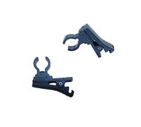 Canfon Clip per microfono Lavalier in plastica ABS, con fibbia per Sony UWP, Saramonic, Sennheiser, Boya Lavalier, confezione da 2 (6,5 mm)