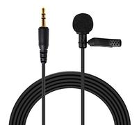 CANFON Microfono lavalier omnidirezionale professionale compatibile con DJI per Rode per Sennheiser per Boya Comica Microfono per fotocamera DSLR, registrazione PC portatile YouTube/intervista