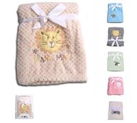 Cangaroo baby blanket Freya, misura 80 x 110 cm coccolone baby blanket in pile, colori:beige
