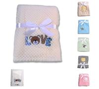 Cangaroo baby blanket Freya, misura 80 x 110 cm coccolone baby blanket in pile, colori:whitely