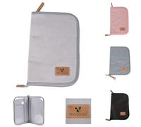 Cangaroo Baby Borsa portadocumenti Liam con cerniera, protegge i documenti, colorazione:beige