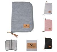 Cangaroo Baby Borsa portadocumenti Liam con cerniera, protegge i documenti, colorazione:grigio