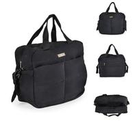 Cangaroo borsa pannolini Solana Clip Fasciatoio Tasche laterali Tasca termica, colorazione:nero