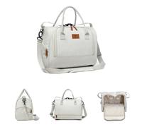 Cangaroo borsa per pannolini Jossie, fasciatoio, zip, tracolla regolabile, colorazione:beige