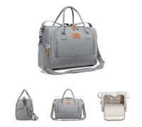 Cangaroo borsa per pannolini Jossie, fasciatoio, zip, tracolla regolabile, colorazione:grigio