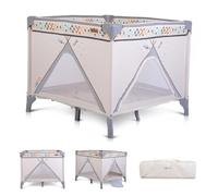 Cangaroo box da viaggio boho playpen materasso pieghevole borsa per il trasporto, colori:beige