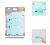 Cangaroo chiusura sicurezza bambini Henry chiusura sicurezza 3 pezzi attaccare, colorazione:turchese