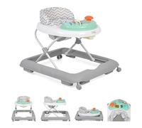 Cangaroo Cody 3944 - Guida per imparare a camminare per bambini con centro gioco da 6 mesi, pieghevole, colore: Grigio
