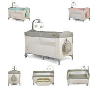 Cangaroo, lettino da viaggio Indiana Playpen due livelli materasso Cambio borsa, colori:grigio