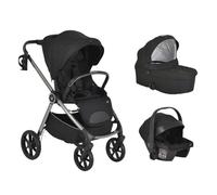 Cangaroo passeggino combinato Unique 3 in 1 Seggiolino auto Ammortizzatori Borsa, colorazione:nero