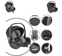 Cangaroo, seggiolino auto per neonati i-Size (40-83 cm) gruppo 0+ imbracatura, colori:grigio