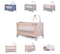 Cangaroo Travel Cot Once upon a time Playpen Due livelli materasso fasciatoio, colori:beige
