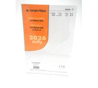 CANGINI&FILIPPI: RICAMBIO ORGANIZER 2026 GIORNALIERO POCKET/PERSONAL/A5