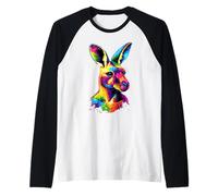 Canguro Australia Amore Outback Selvaggio Dolce Canguro Maglia con Maniche Raglan