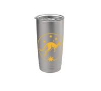 Canguro australiano e croce del sud Bicchiere termico in acciaio inox doppia parete