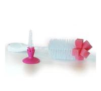 Canguro Detergente biberon tettarelle 2 in 1 Schiuma Due dimensioni di spazzole, colori:rosa