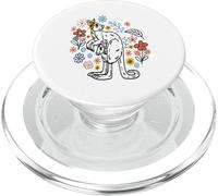 Canguro floreale divertente divertente australian Animals PopSockets PopGrip per MagSafe