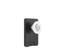 Canguro floreale divertente divertente australian Animals PopSockets PopWallet per MagSafe