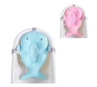Canguroo Baby Bath Net Bailey Cuscino bagno, tappetino da bagno clip di plastica, colorazione:blu