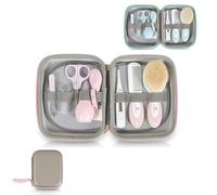 Canguroo Baby Care Set M1419 Valigetta da viaggio 9 pezzi Succhiatore di naso, colorazione:rosa