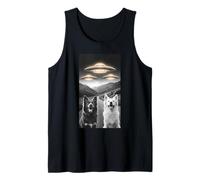 Cani Amare UFO Alieno Divertente Merch ExtraTerrestre Pet Peloso Canotta