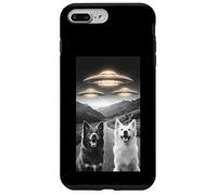 Cani Amare UFO Alieno Divertente Merch ExtraTerrestre Pet Peloso Custodia per iPhone 7 Plus/8 Plus