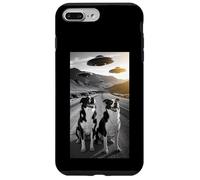 Cani Amare UFO Alieno Divertente Merch ExtraTerrestre Pet Peloso Custodia per iPhone 7 Plus/8 Plus