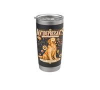 Cani Antidepressivi Amante dei cani Salute mentale Pet Therapy Mamma Bicchiere termico in acciaio inox doppia parete