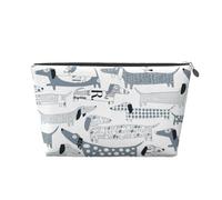 Cani bassotto, Borsa da toilette Borsa per trucco Borsa per cosmetici Borsa da toilette da viaggio portatile
