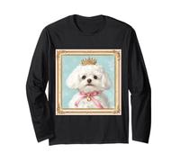 Cani Bichon Frise - Bichon Frise Dog Princess Maglia a Manica