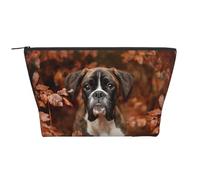 Cani Boxer Autunno, Borsa da toilette Borsa per trucco Borsa per cosmetici Borsa da toilette da viaggio portatile