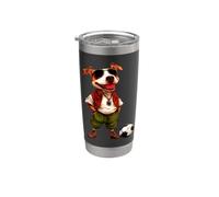 Cani Calcio Bicchiere termico in acciaio inox doppia parete