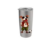 Cani Calcio Bicchiere termico in acciaio inox doppia parete