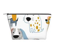 Cani carini, Borsa da toilette Borsa per trucco Borsa per cosmetici Borsa da toilette da viaggio portatile